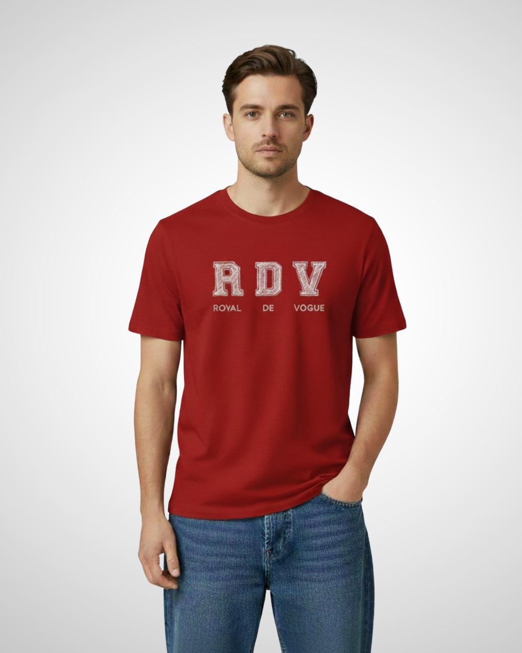 Maroon Regular Fit T-Shirt