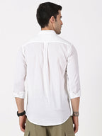 Pure White Linen Shirt