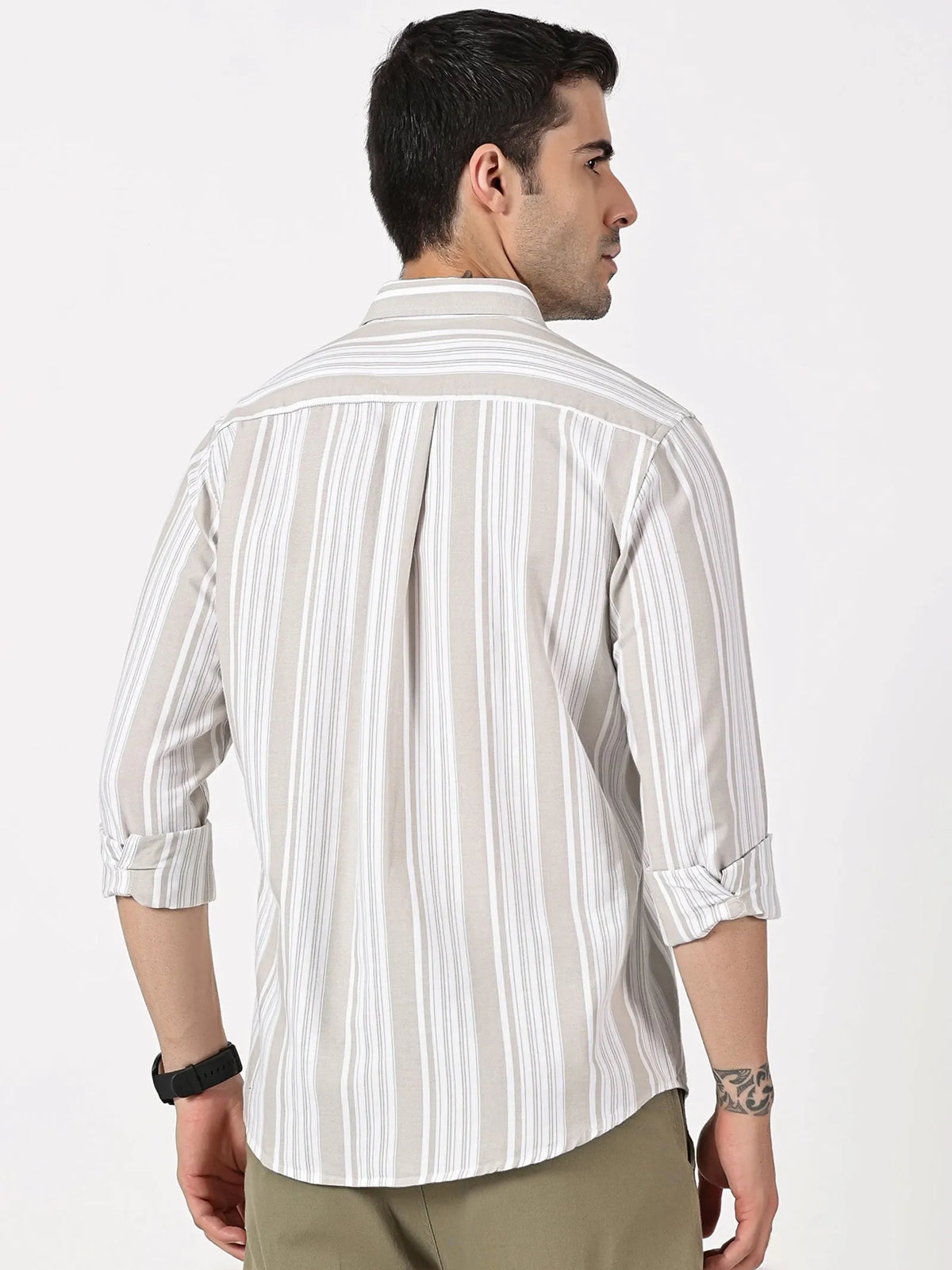 Oxford Striped Cotton Shirt