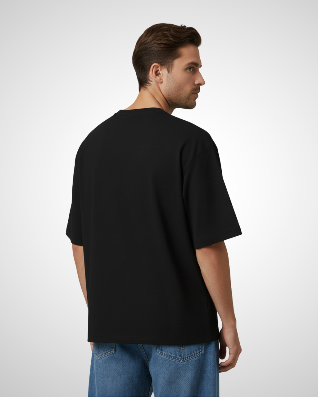 Black Oversized T-Shirt – Royal De Vogue