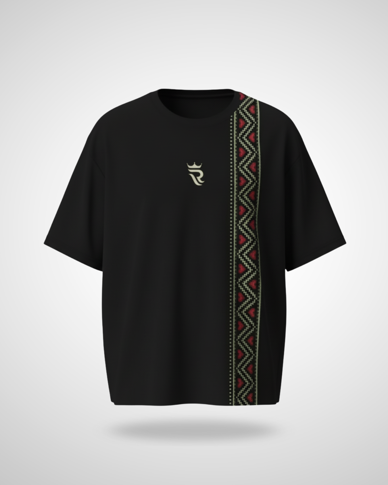 Black Oversized T-Shirt – Royal De Vogue