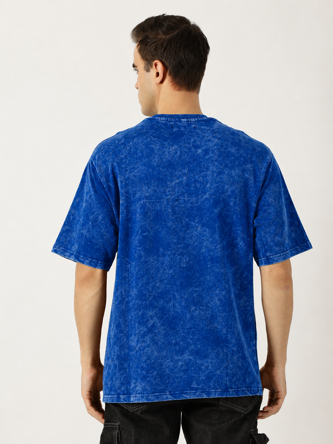 Blue Acid Wash T-Shirt