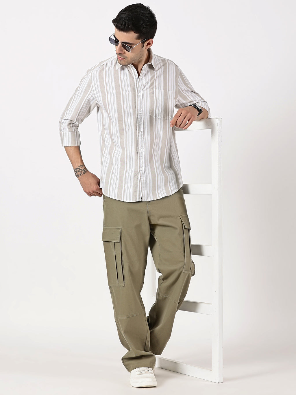 Oxford Striped Cotton Shirt