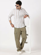 Oxford Striped Cotton Shirt