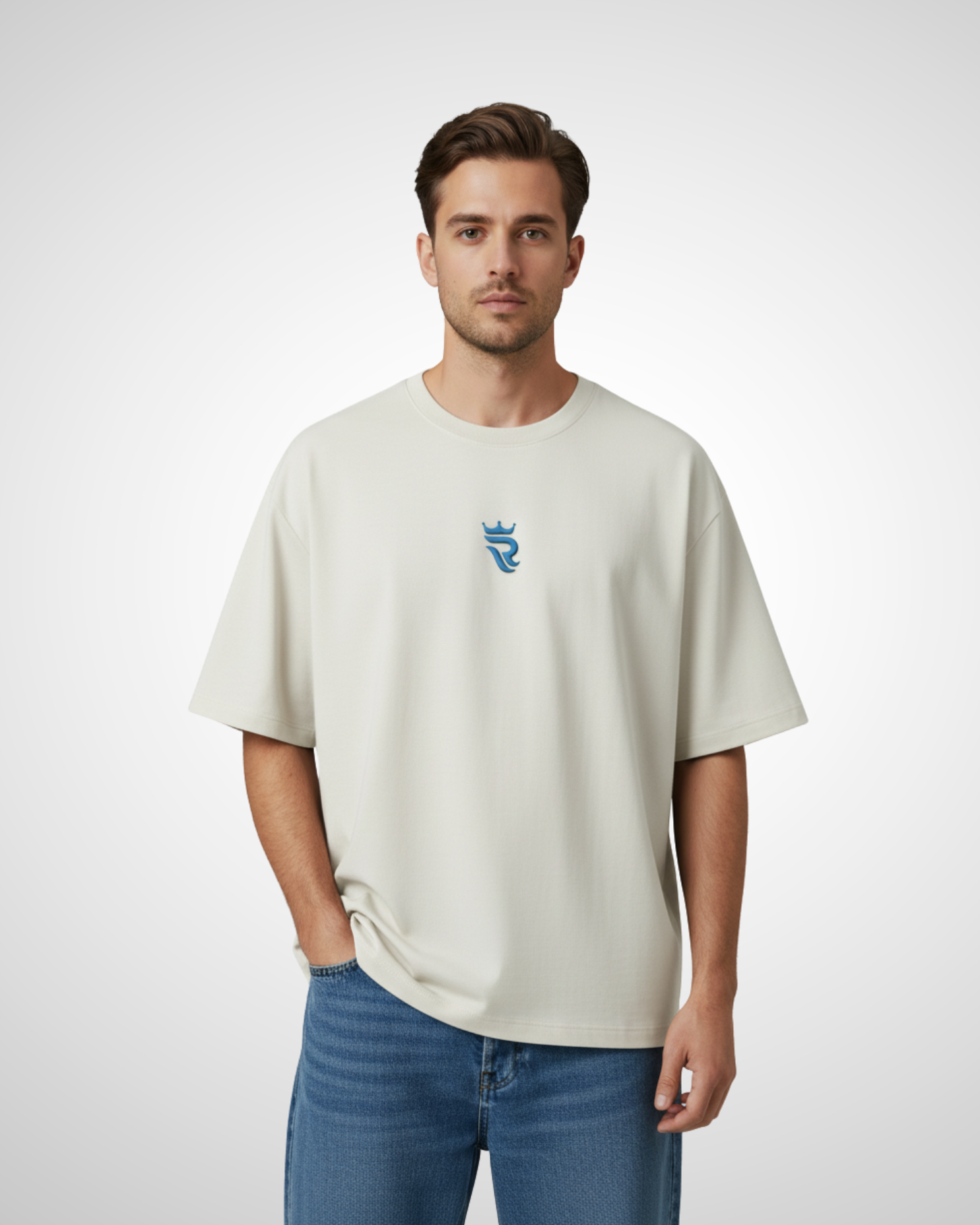 Off-White Puff Print Oversized T-Shirt – Royal De Vogue