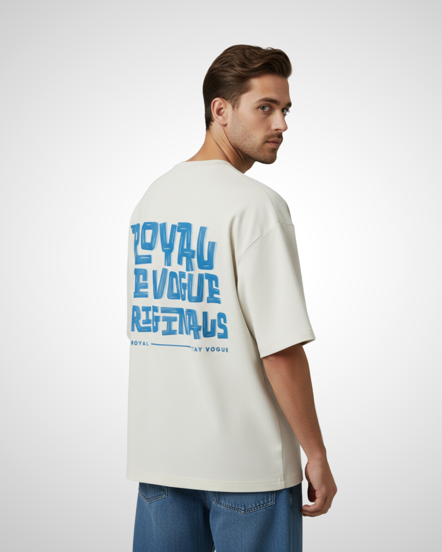 Off-White Puff Print Oversized T-Shirt – Royal De Vogue