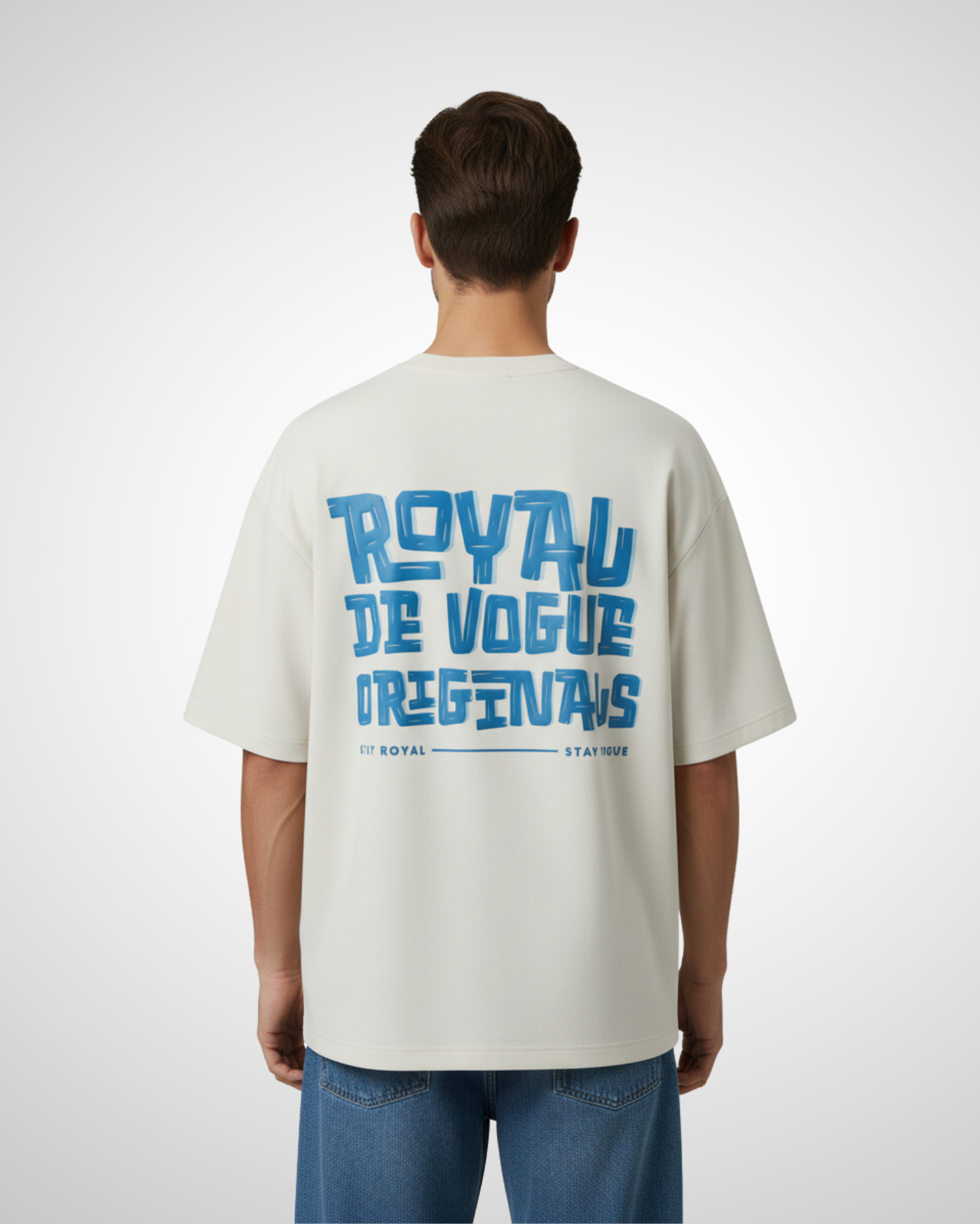 Off-White Puff Print Oversized T-Shirt – Royal De Vogue