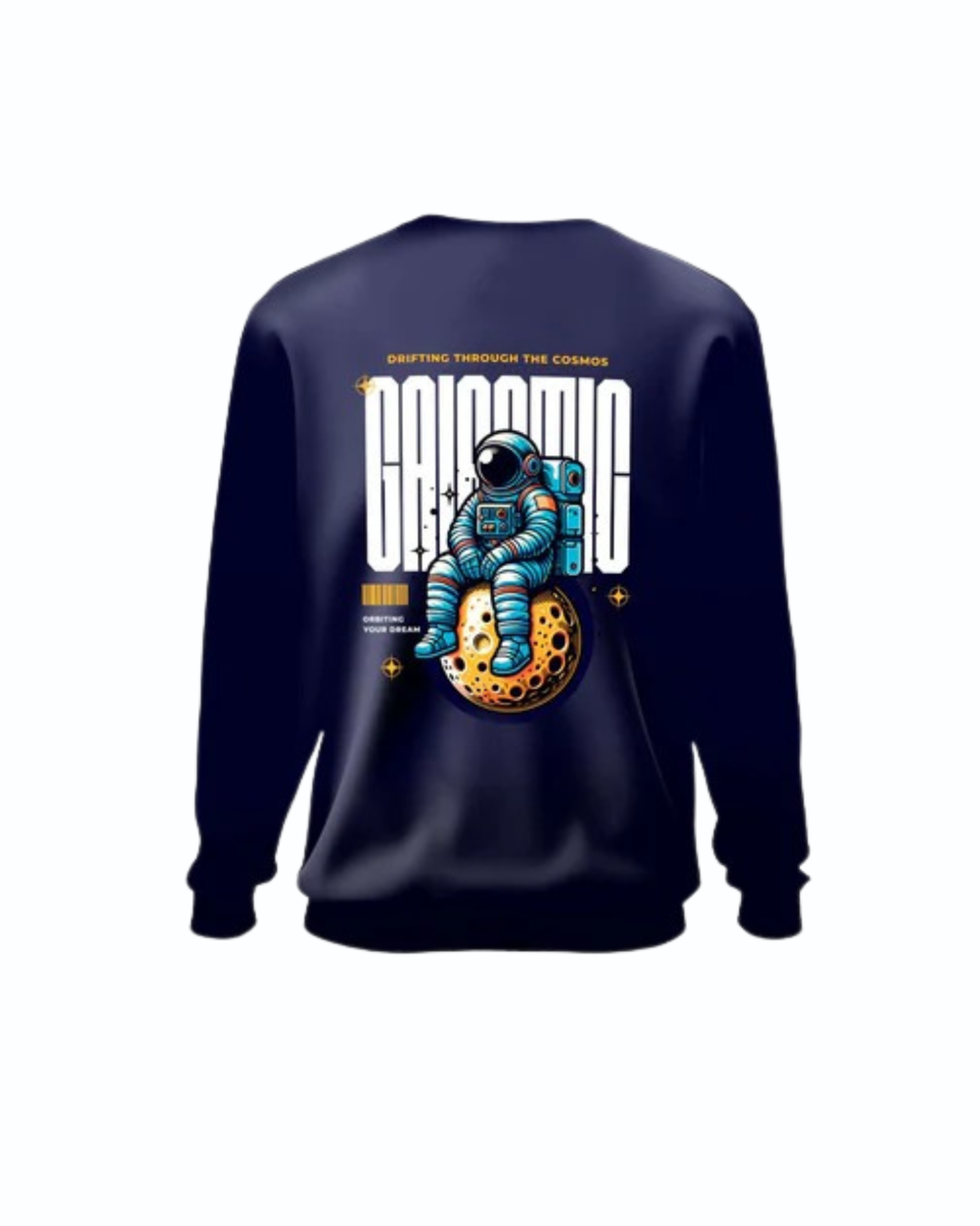 Royal De Vogue “CHILL Astronaut” Navy Sweatshirt