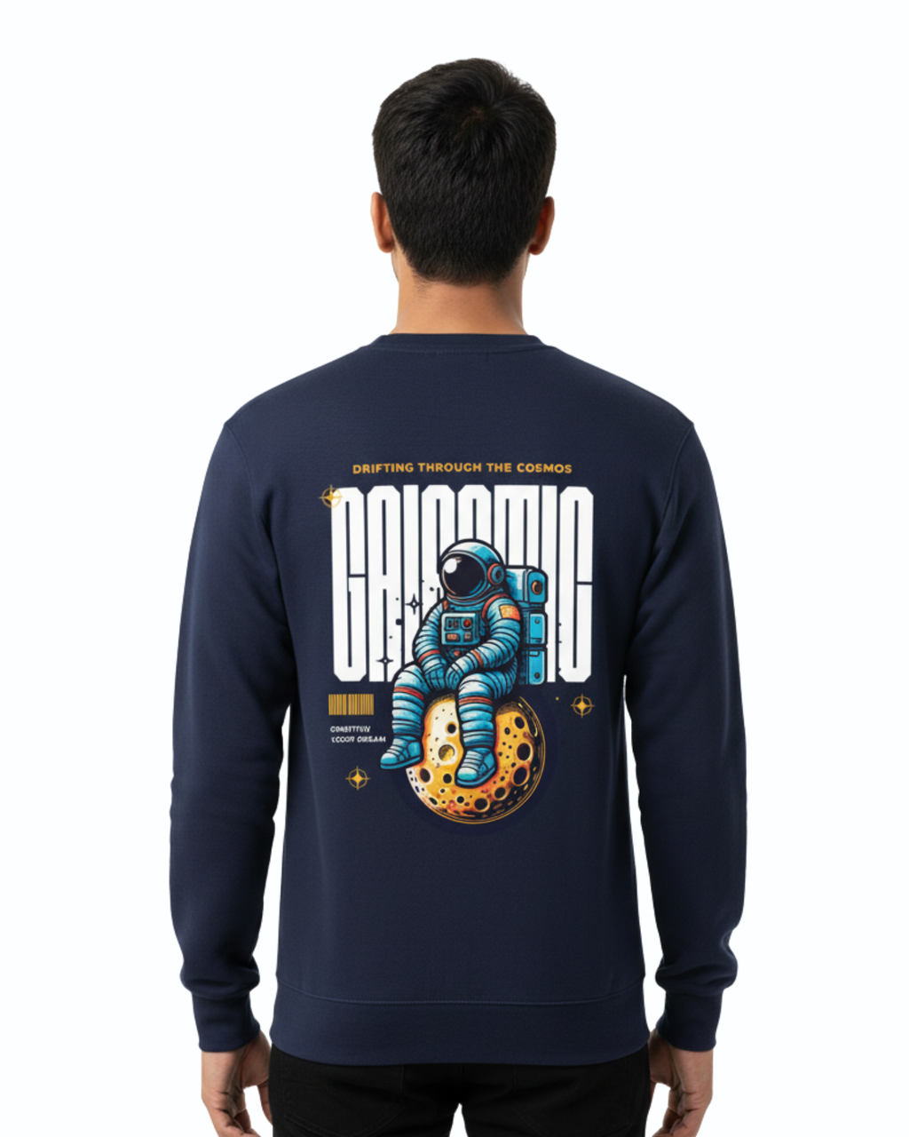 Royal De Vogue “CHILL Astronaut” Navy Sweatshirt