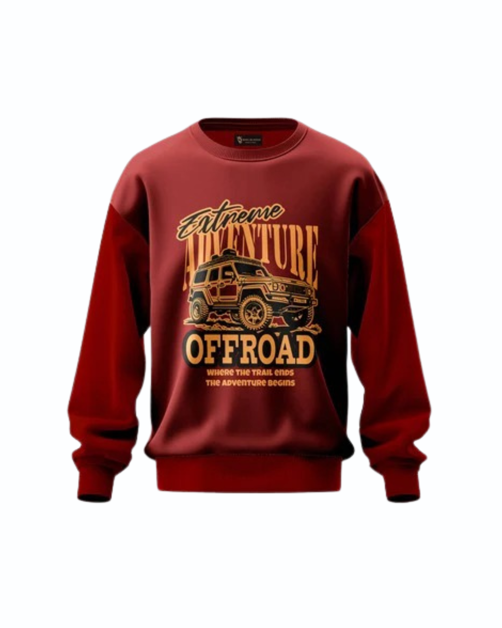 Royal De Vogue Extreme Adventure Maroon Sweatshirt