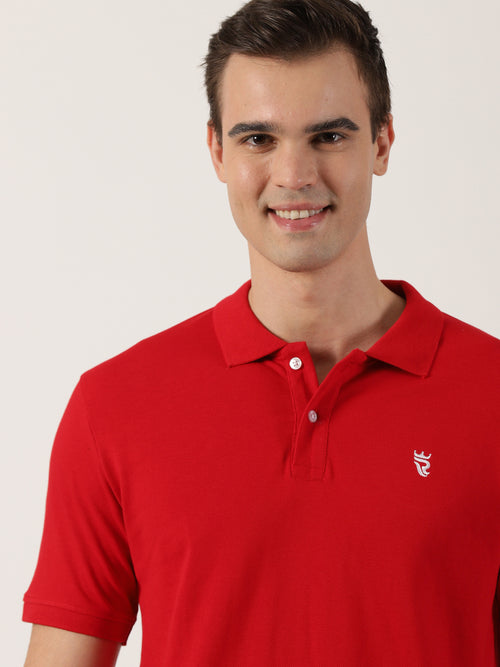 Men’s Premium Red Polo T-Shirt