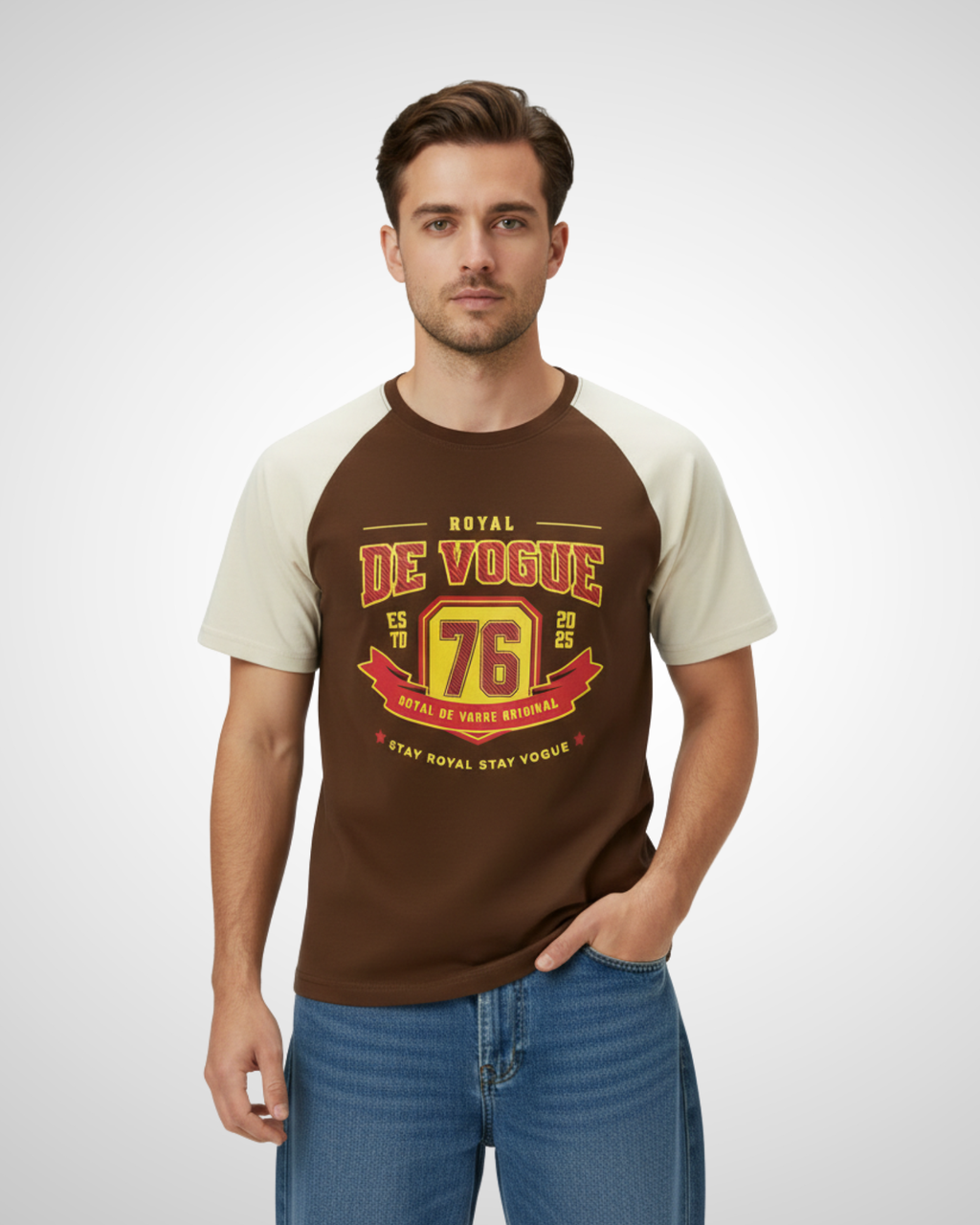 Royal de vogue classic Raglan T shirt