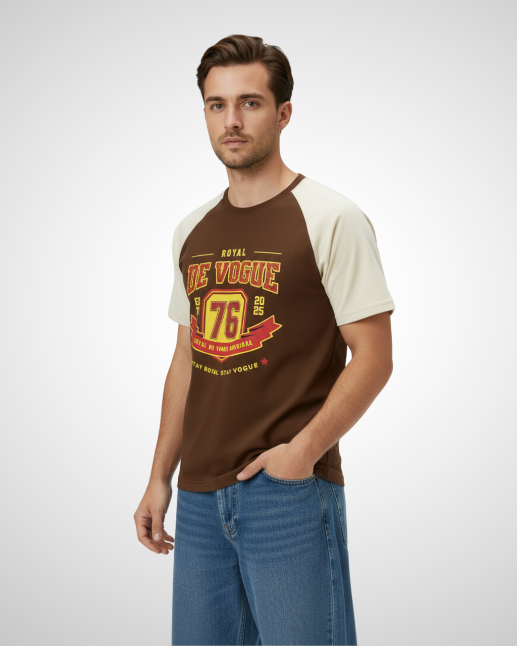Royal de vogue classic Raglan T shirt