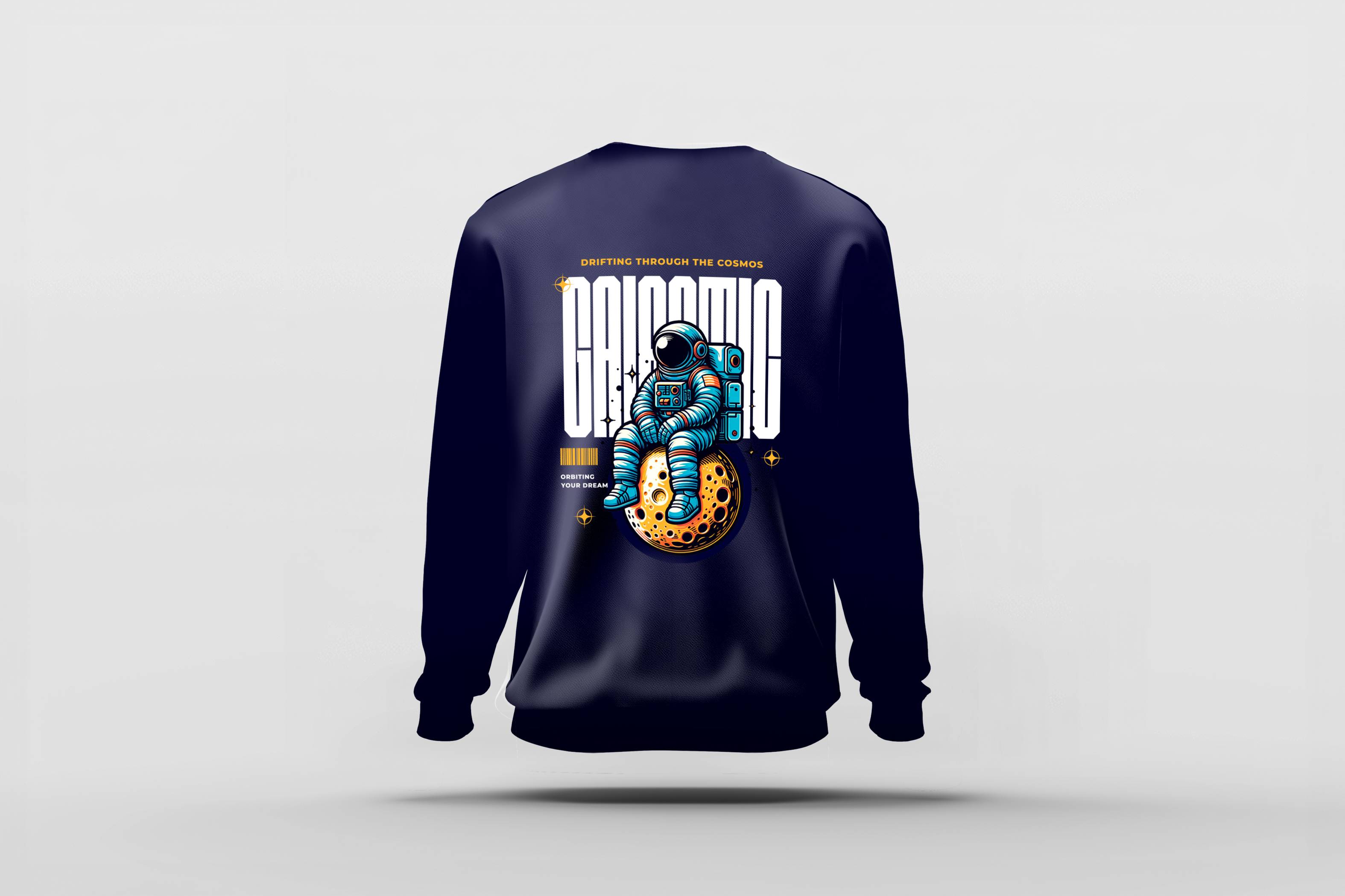 Royal De Vogue “CHILL Astronaut” Navy Sweatshirt – Premium Streetwear Edition