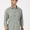 Green & Black Checks Oxford Cotton Shirt
